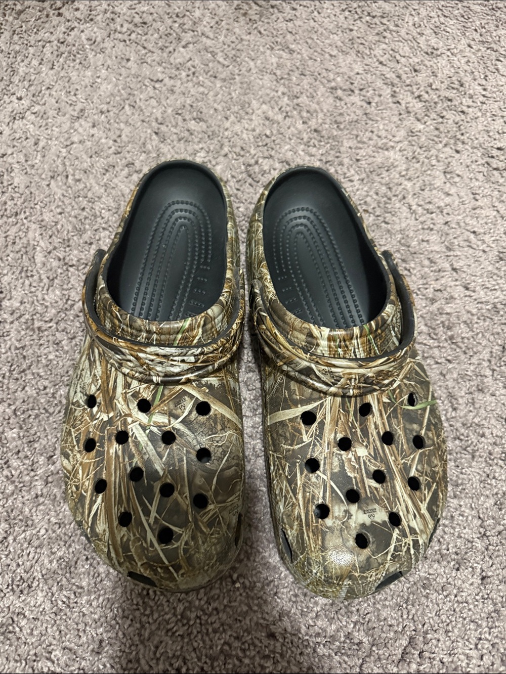 CROCS Mens Clog in Realtree Camo and Black
